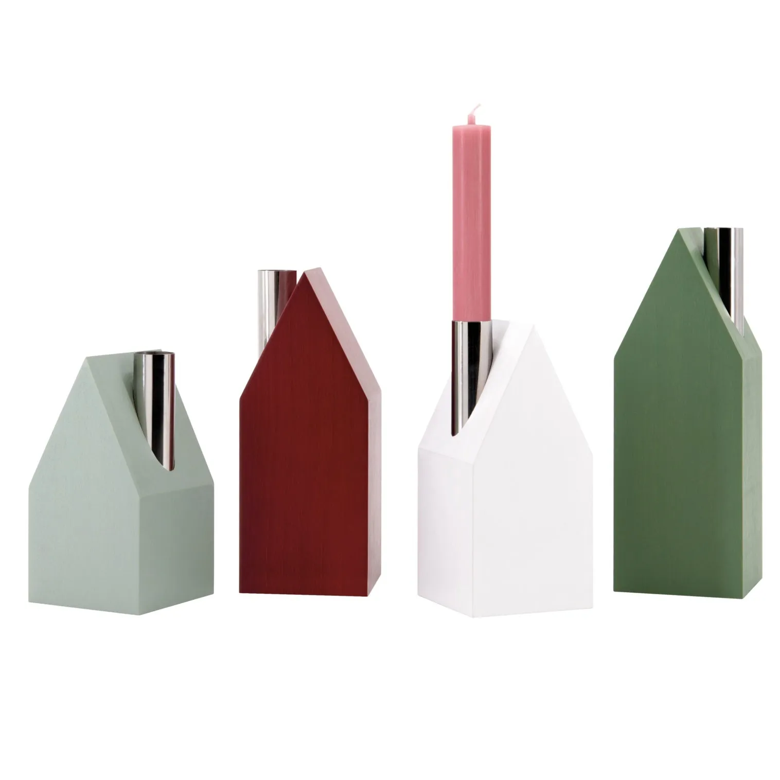 Candle Houses Set/4