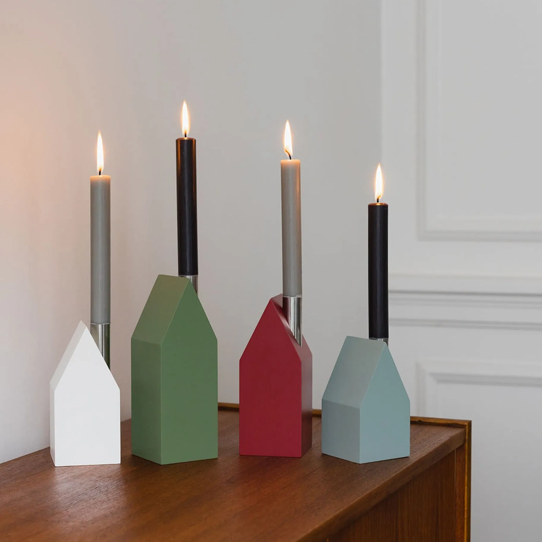 Candle Houses Set/4