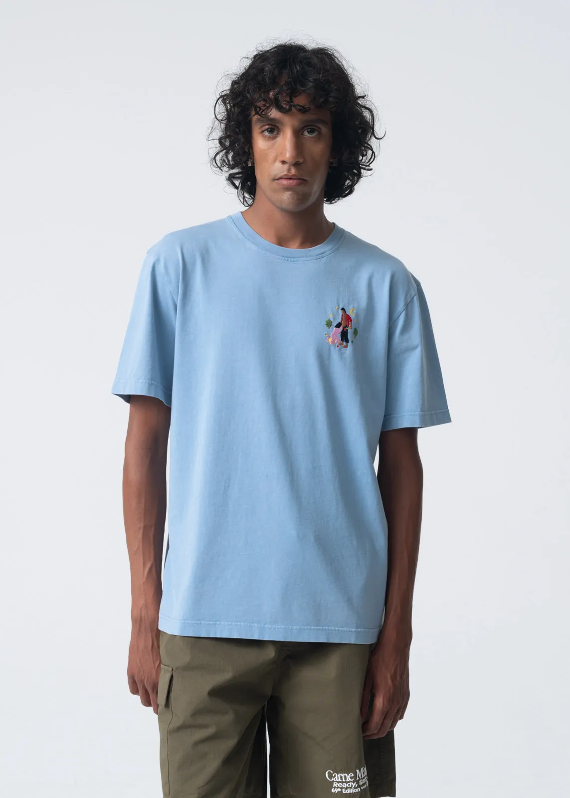 Carne Bollente First Kiss Tee - Blue