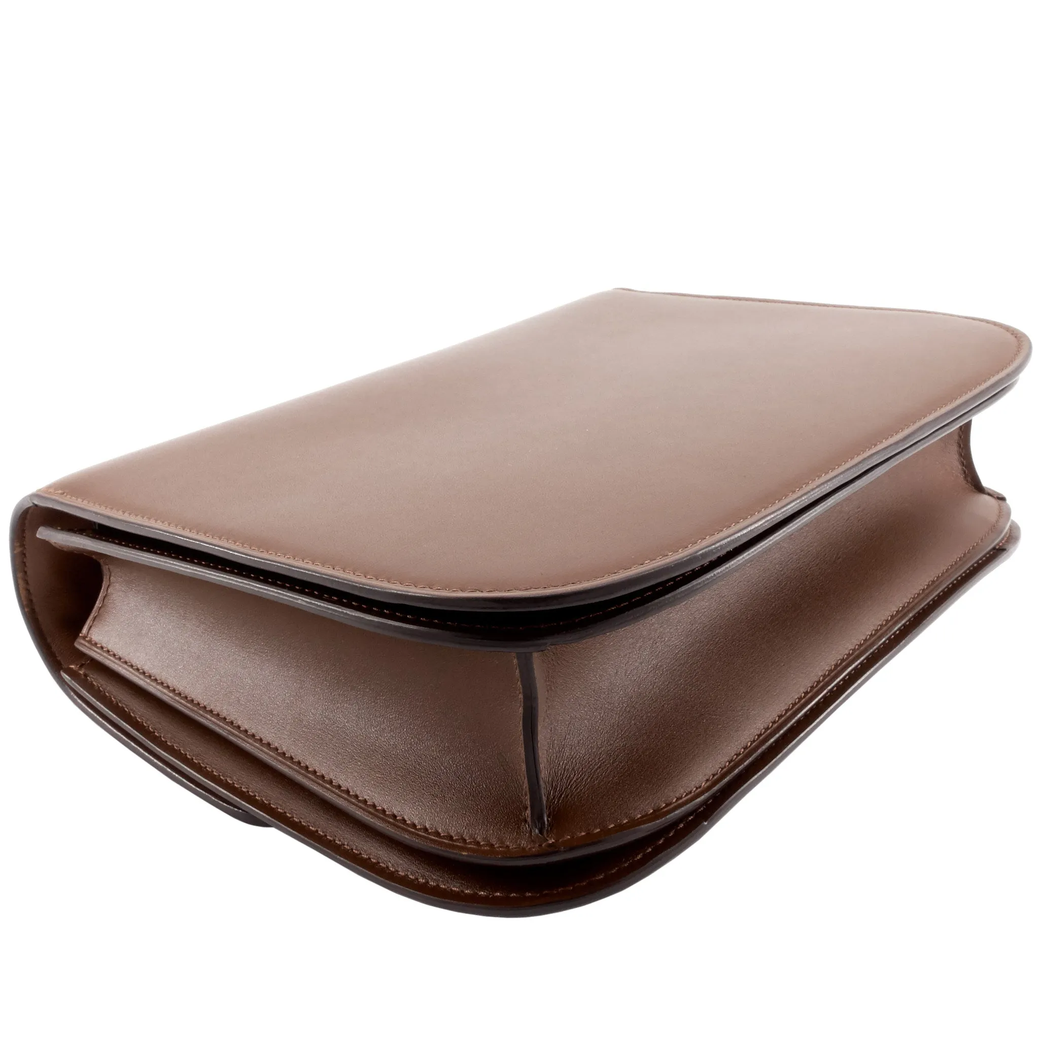 CELINE Classic Box Flap Medium Calfskin Leather Bag