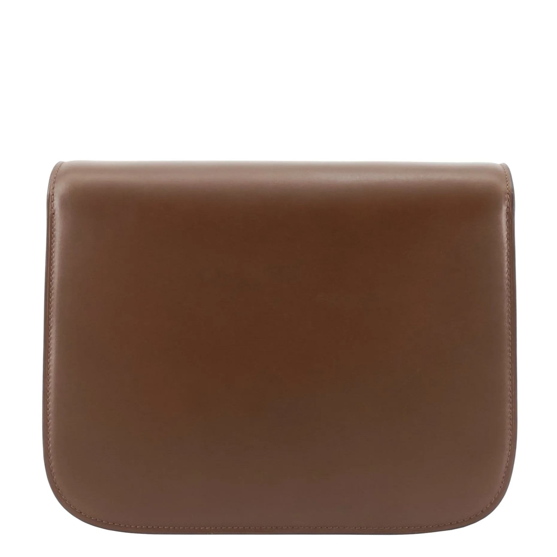 CELINE Classic Box Flap Medium Calfskin Leather Bag