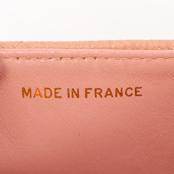 Chanel Around 1995 Made Caviar Skin Diana Flap Chain Bag 25Cm Baby Pink