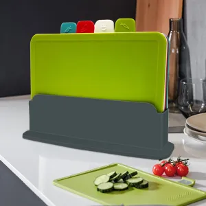 Chopping Board with Holder Cutting Boards for Kitchen Non-Slip Board