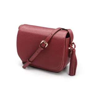 Clarice Tassel Bag - Burgundy
