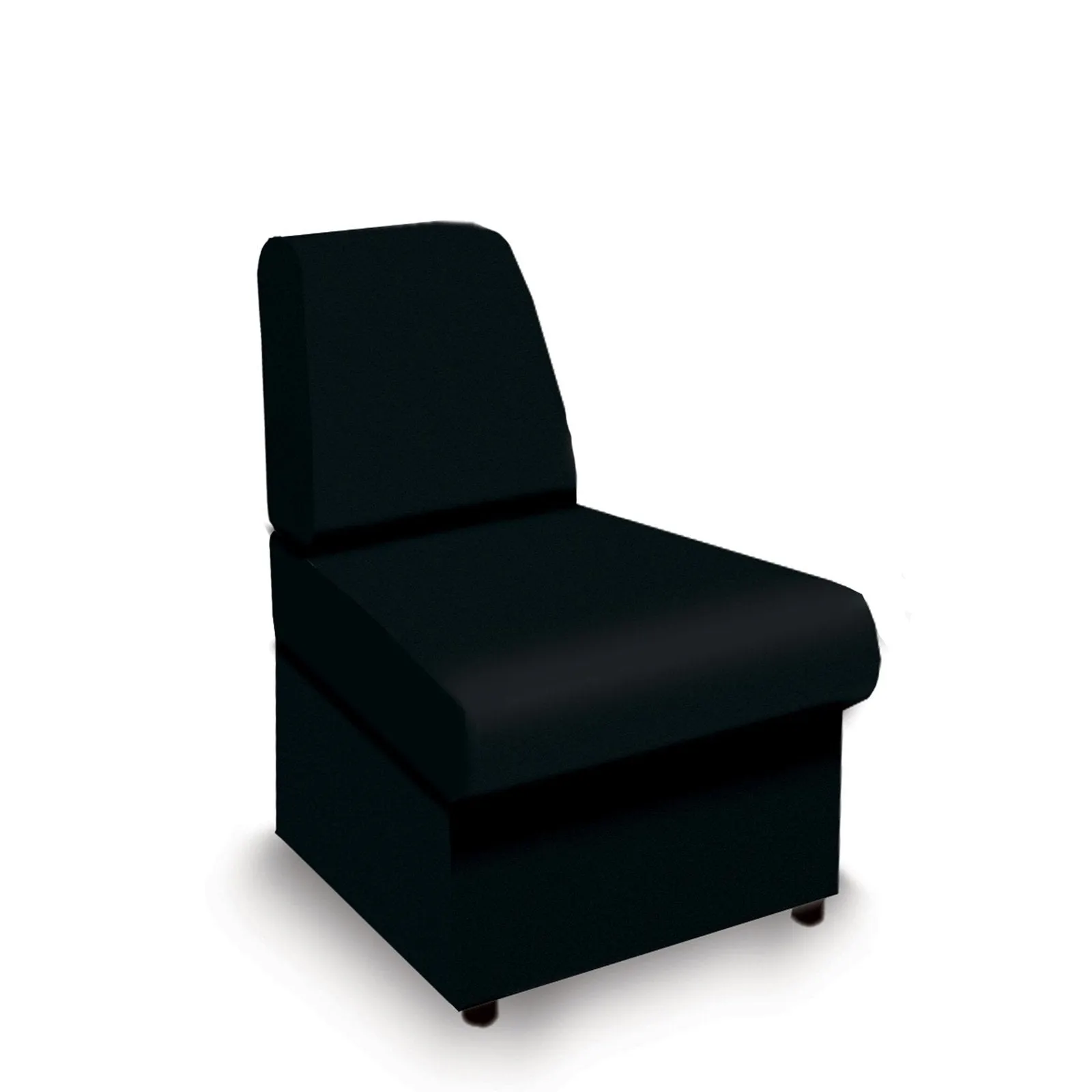 Contemporary Modular Fabric Low Back Sofa - Convex