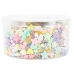 CousinDIY Bead Tub - Pastel Hearts & Stars