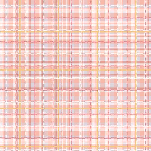 Crafter's Companion Paper Pad 12"X12" Blush Pastel Plaid*