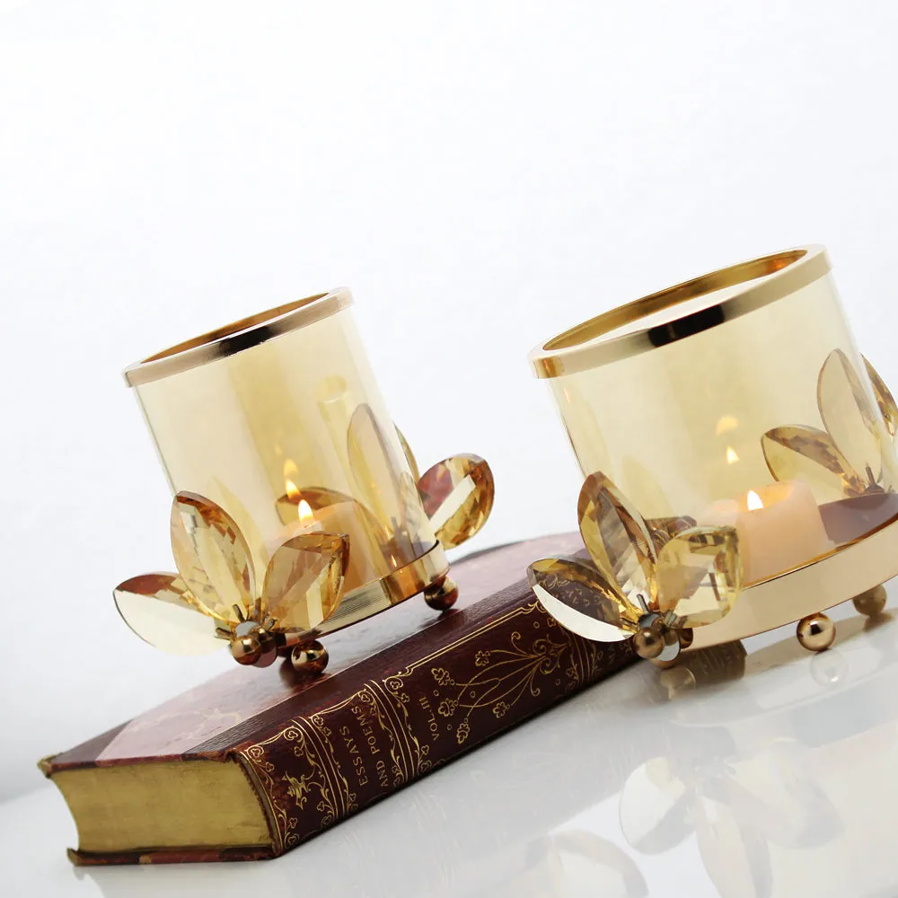 Crystal Votive Candle Holder