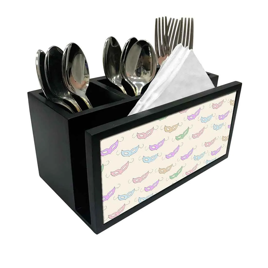 Cutlery Tissue Holder Napkin Stand -  Party Mask