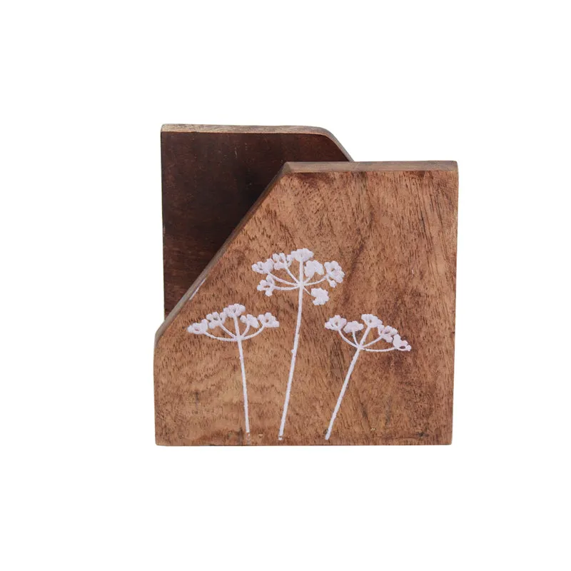 Dandelion Wooden Napkin Holder