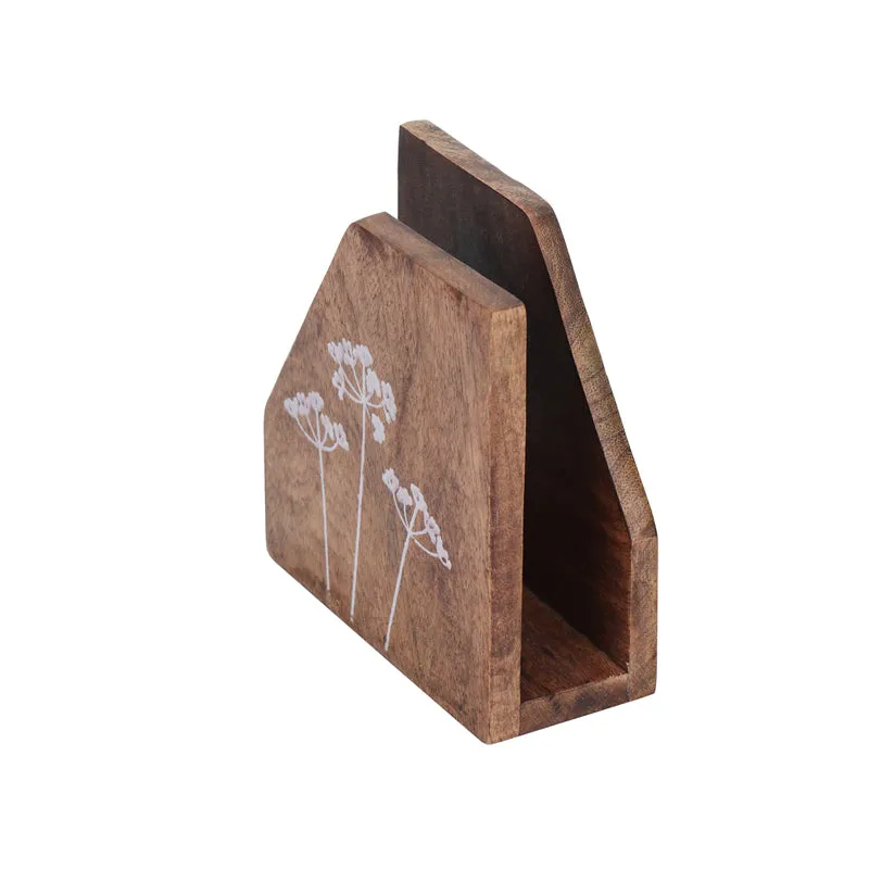 Dandelion Wooden Napkin Holder