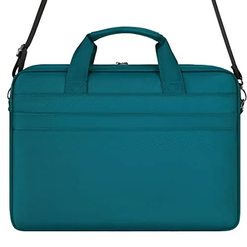 DOMISO 14 inch Laptop Bag Business Briefcase Water-resistant Notebook Messenger Shoulder Bag for 14" MacBook Pro/HP Stream 14 Chromebook 14/IdeaPad ThinkPad/ASUS ZenBook/Dell Inspiron,Turquoise