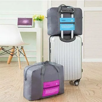 Easy Foldable Travel Bag - Starts Small Ends Up LARGE!