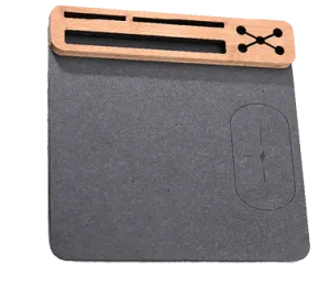Eco Wireless Bamboo Mouse pad