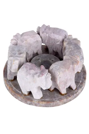 Elephant Facing Incense Holder
