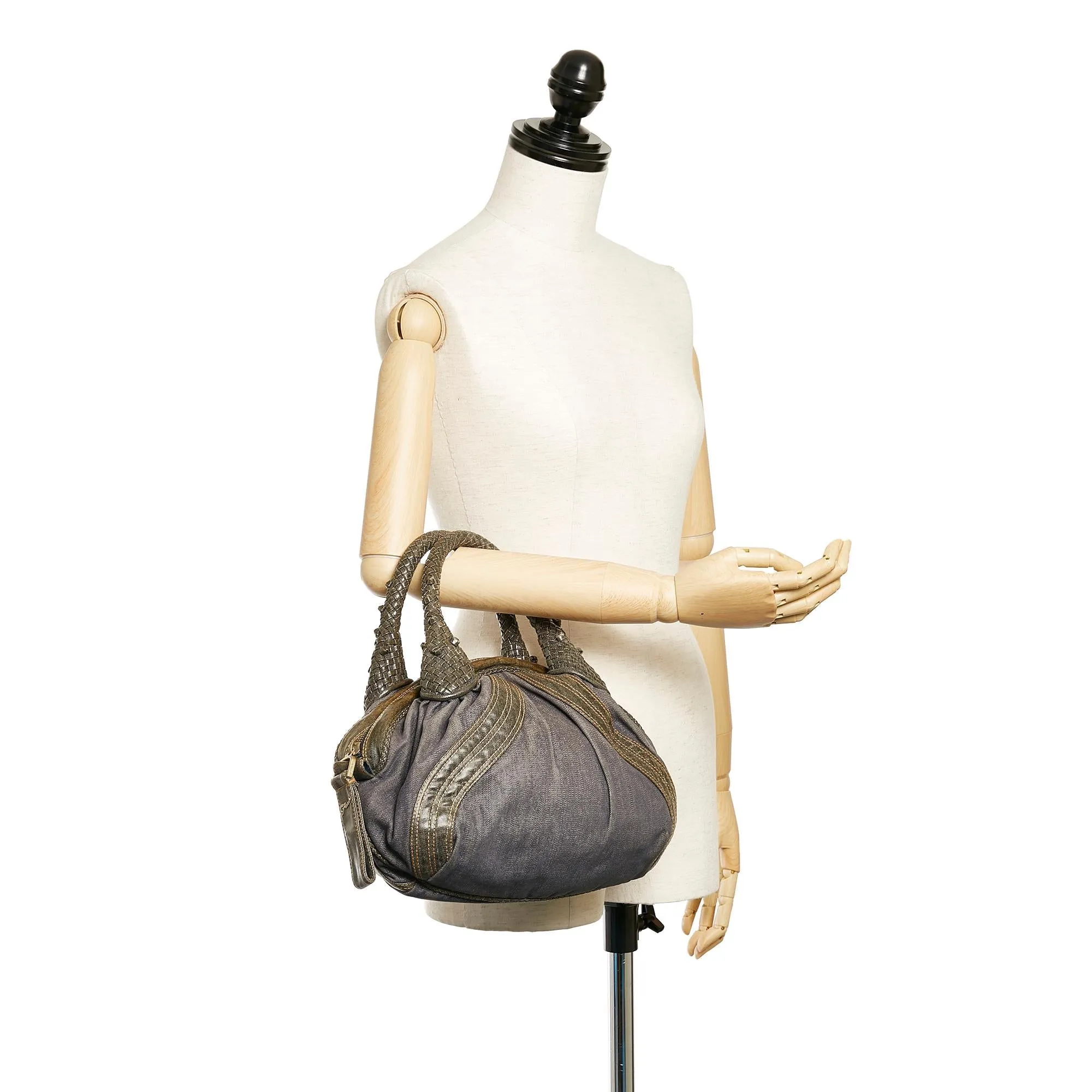 Fendi Spy Denim Handbag (SHG-27008)