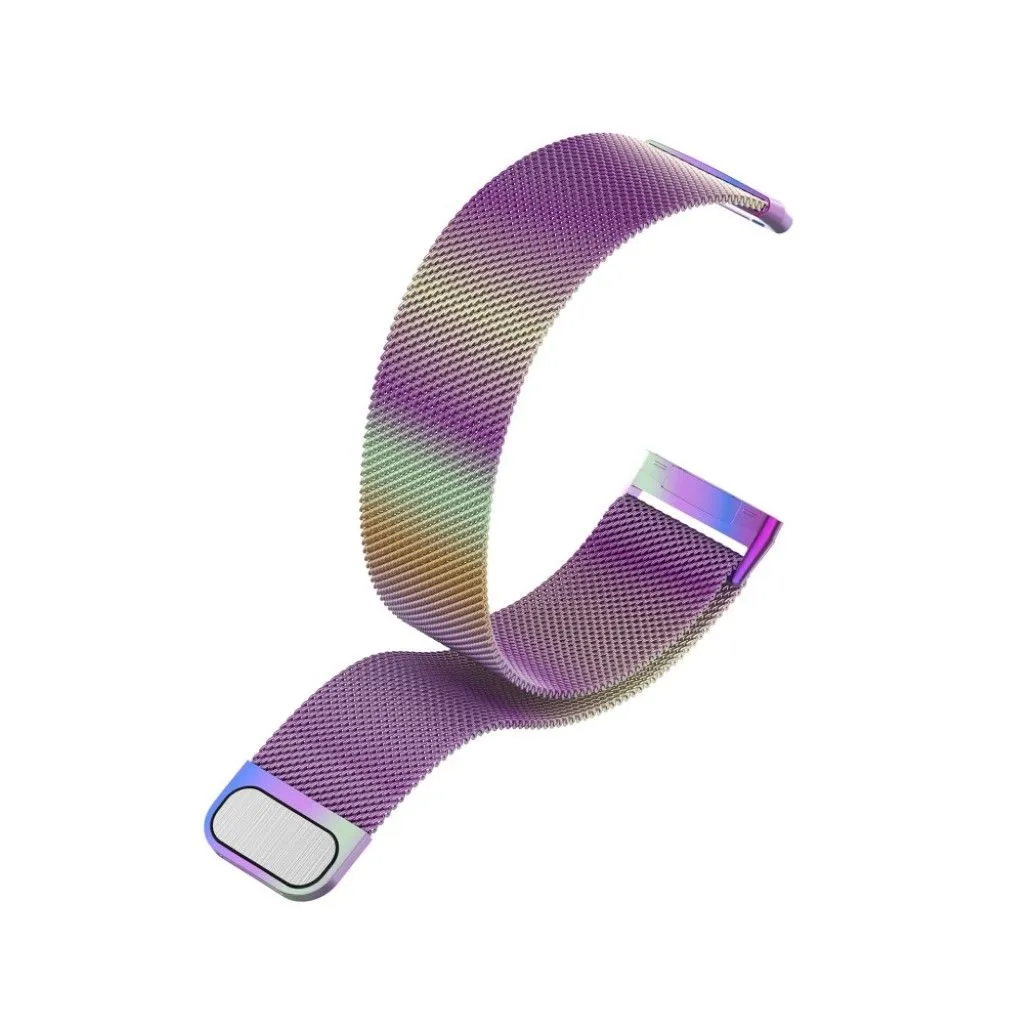 Fitbit Versa 3 stainless steel watch band - Multi-color / Size: L