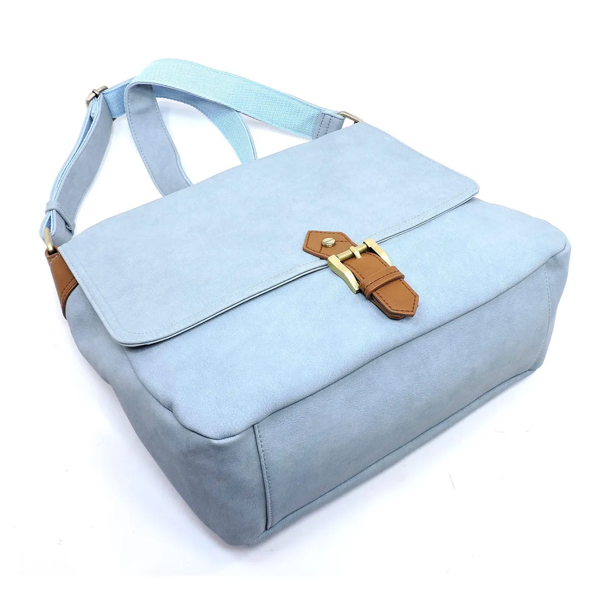 Flap Messenger Crossbody Bag Laptop Case