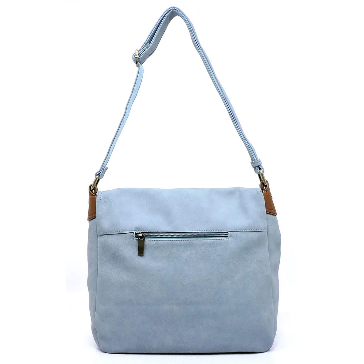 Flap Messenger Crossbody Bag Laptop Case