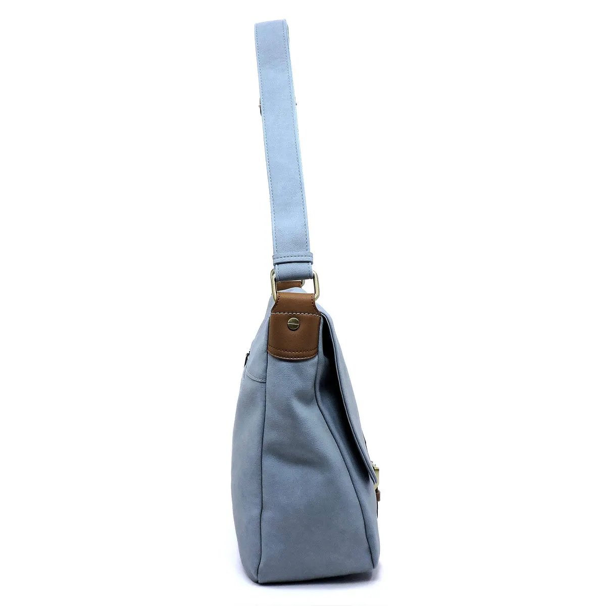 Flap Messenger Crossbody Bag Laptop Case