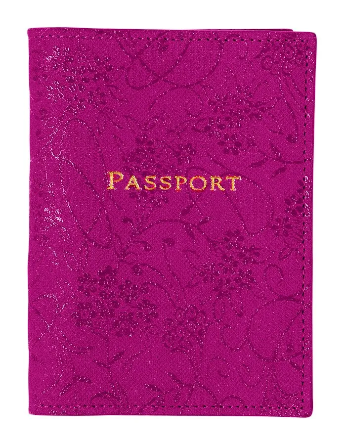 Floral Rose Passport Cover