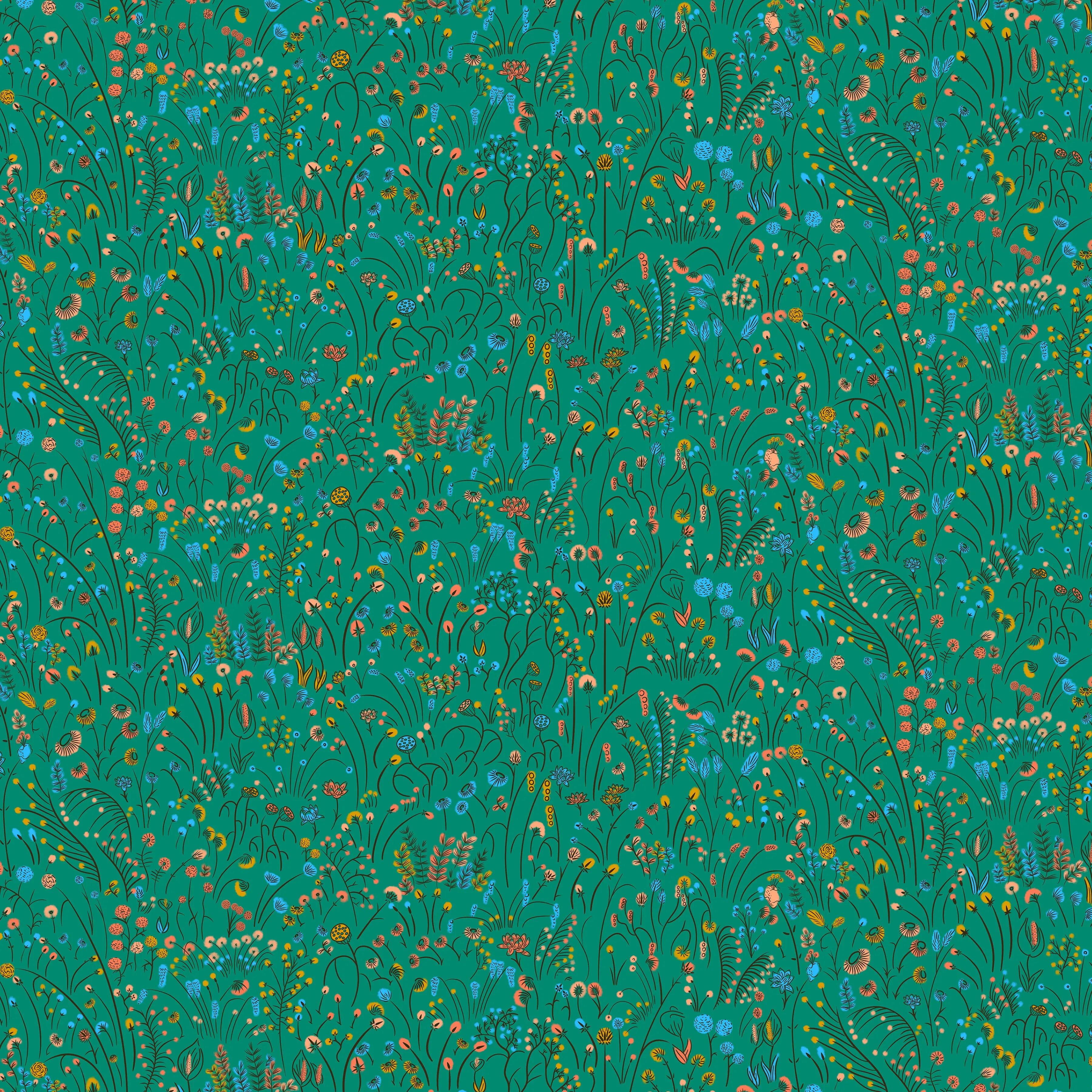 Florescence - Fragrant Fen Sage by Sam Wilde for Free Spirit
