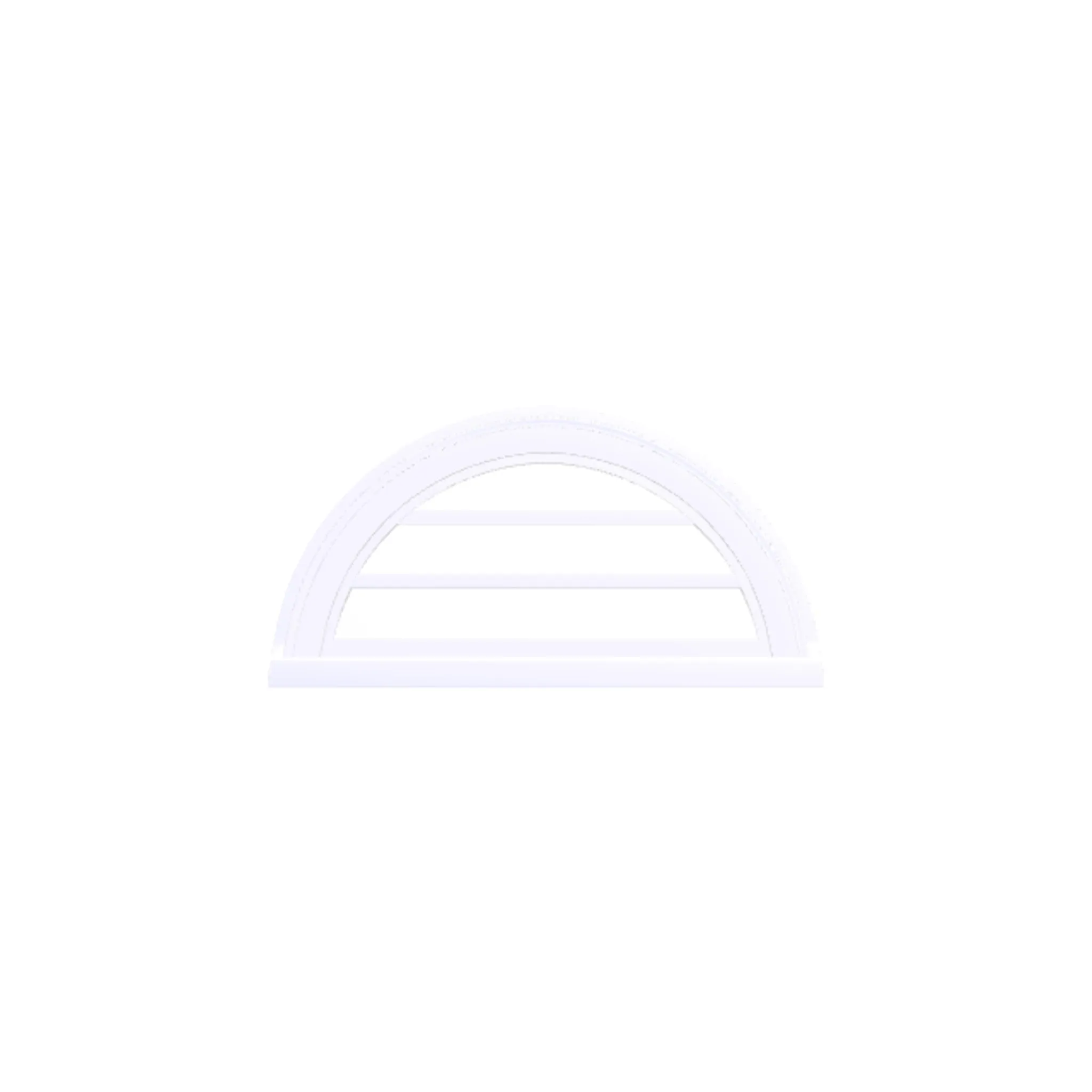 Functional Louver Half Round - Brickmould Style