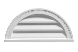 Functional Louver Half Round - Brickmould Style