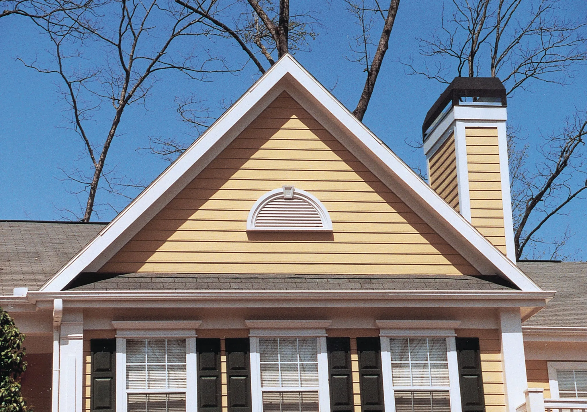 Functional Louver Half Round - Brickmould Style