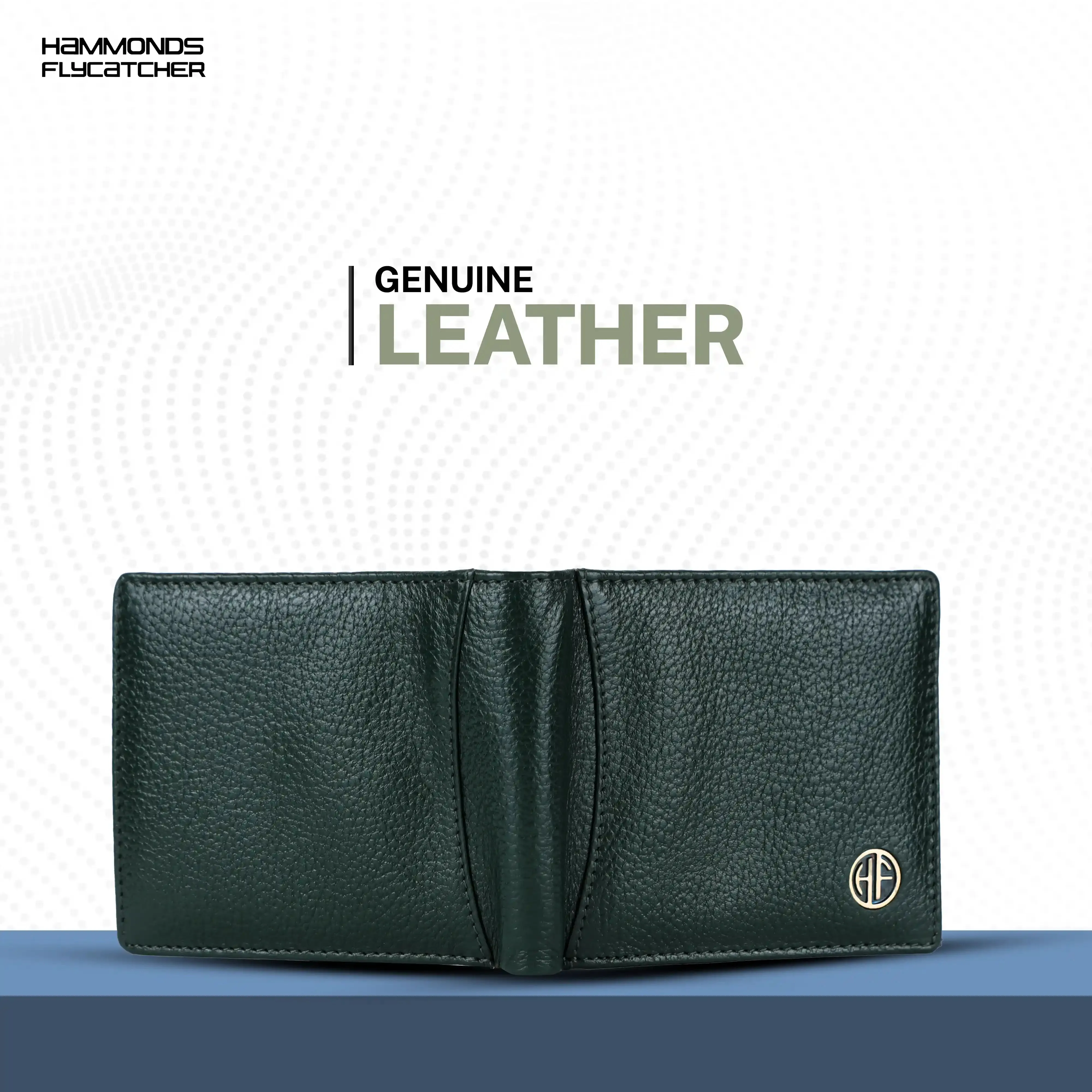Genuine Leather Wallet for Men with 6 ATM Card Slots - RFID Protected