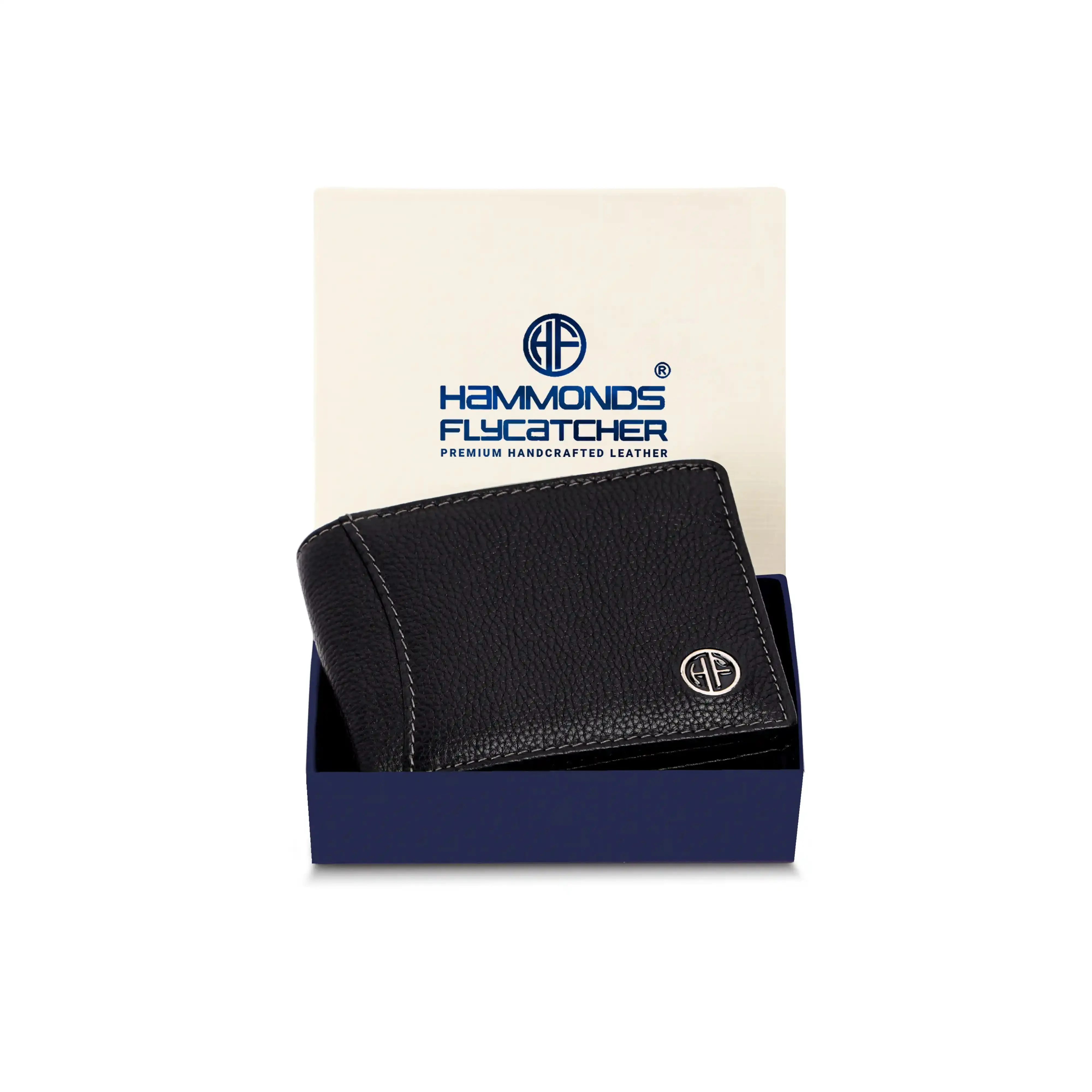 Genuine Leather Wallet for Men with 6 ATM Card Slots - RFID Protected