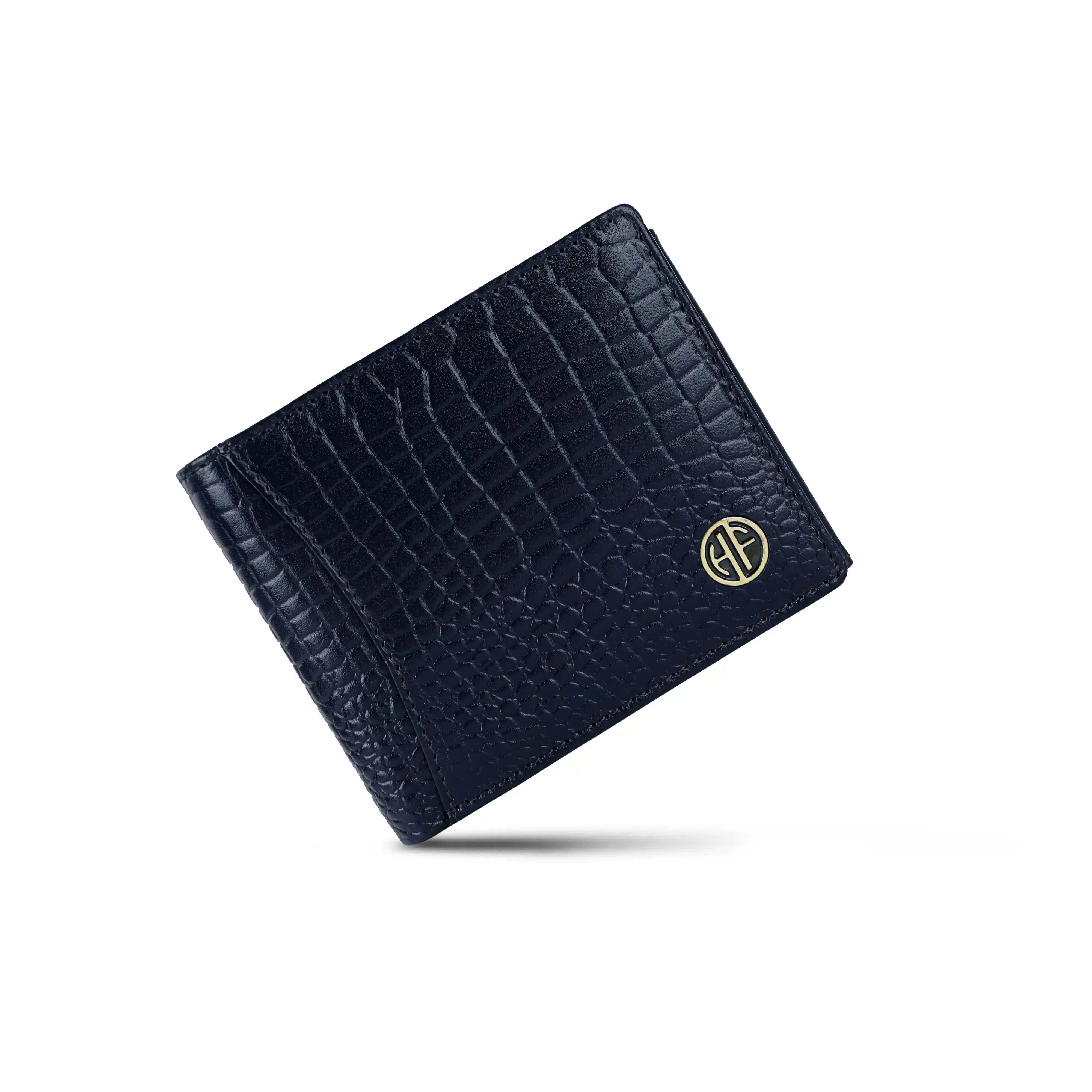 Genuine Leather Wallet for Men with 6 ATM Card Slots - RFID Protected