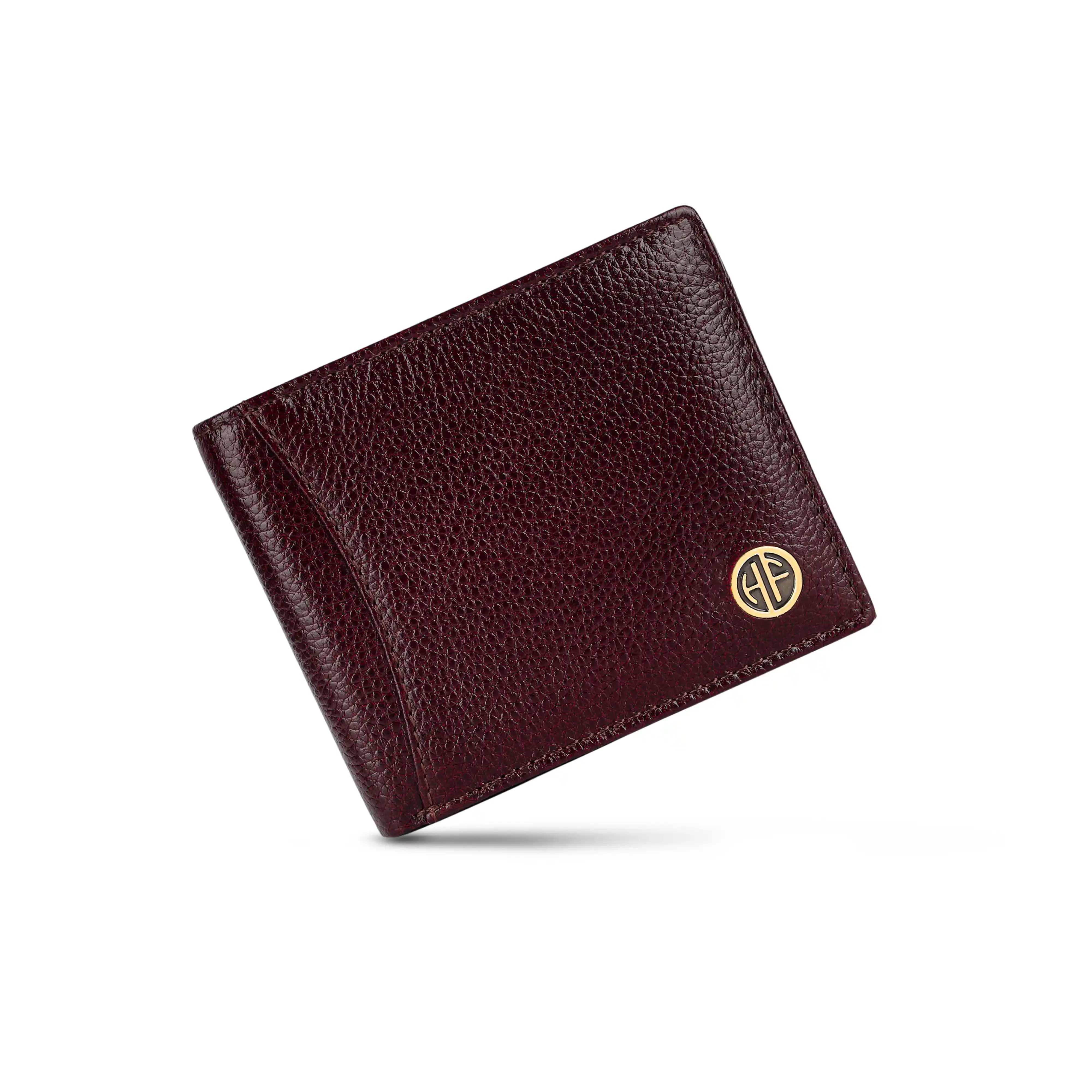 Genuine Leather Wallet for Men with 6 ATM Card Slots - RFID Protected