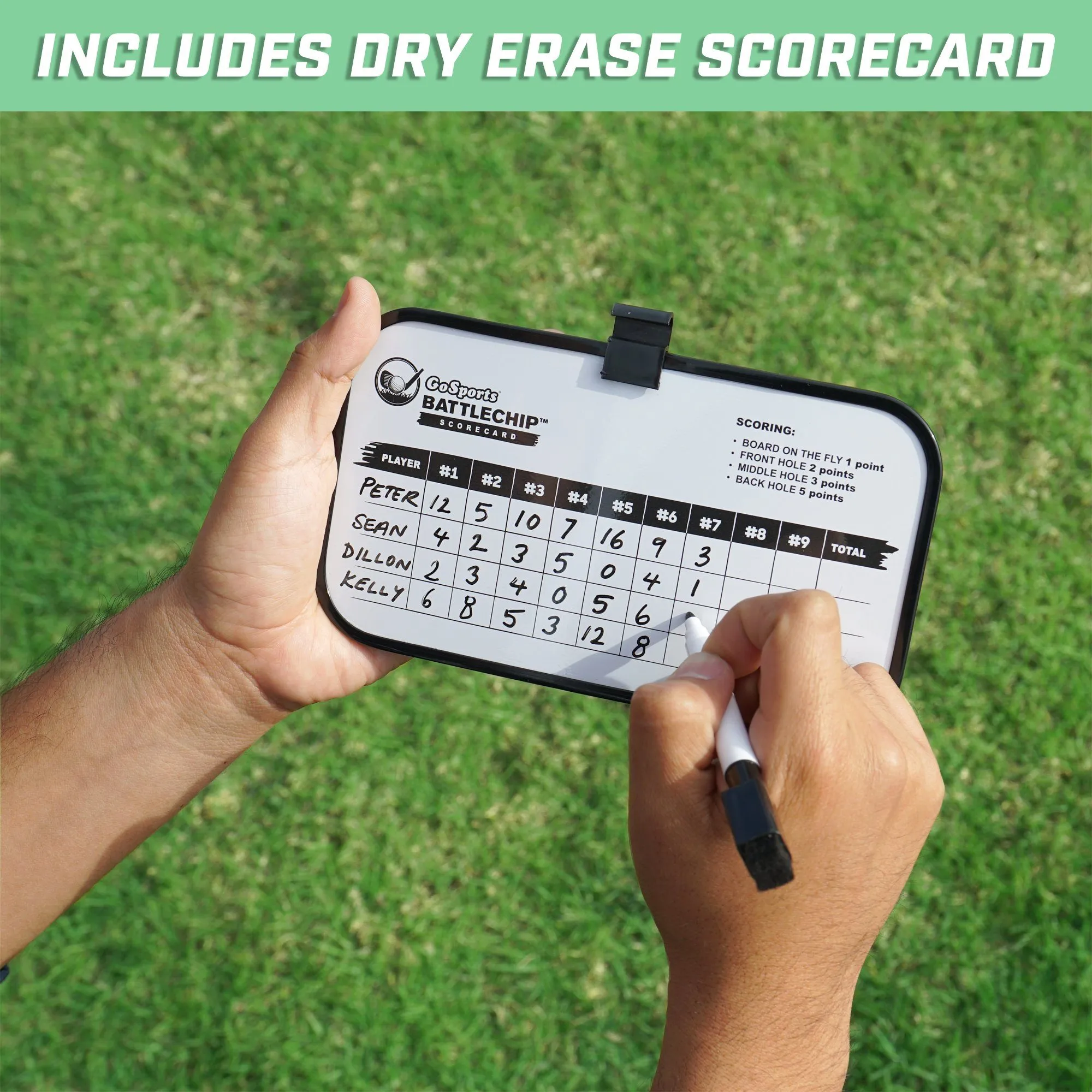 GoSports BattleChip VERSUS Golf Cornhole Chipping Game