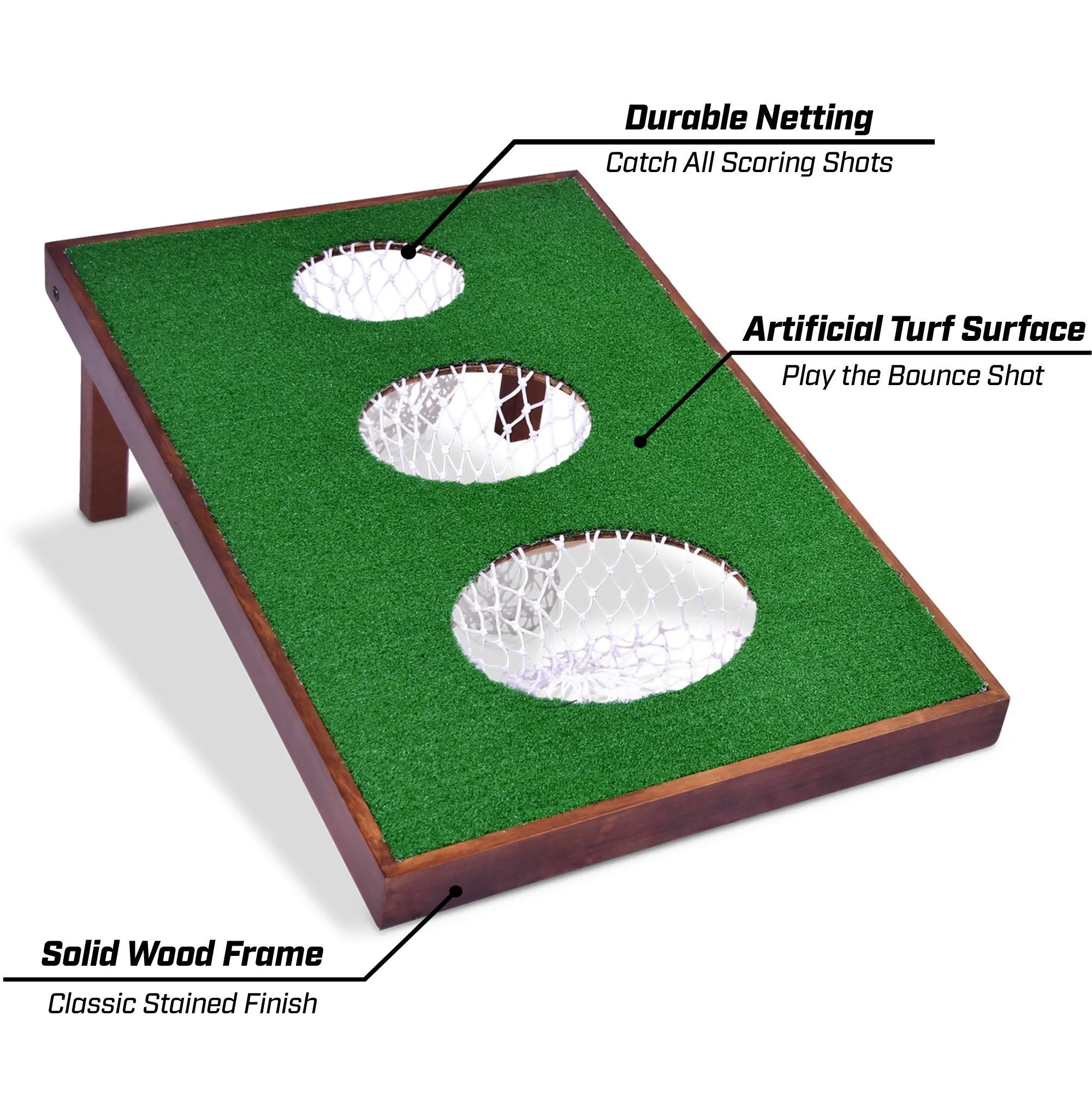 GoSports BattleChip VERSUS Golf Cornhole Chipping Game