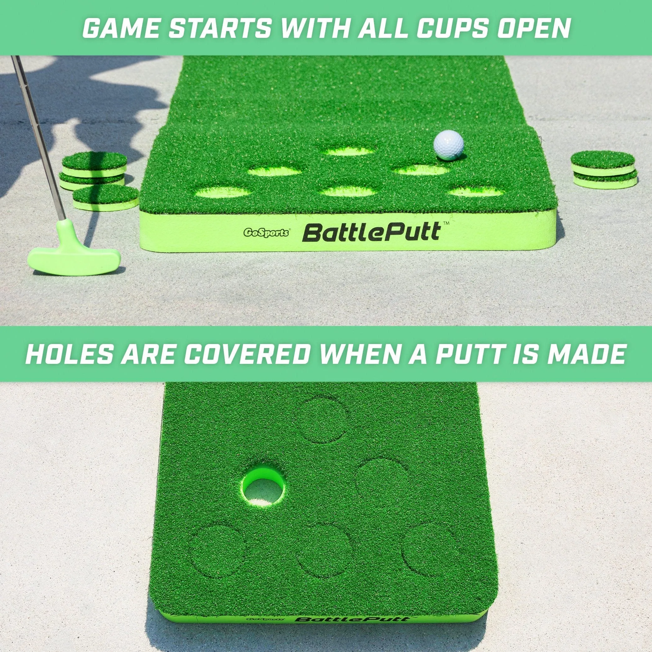 GoSports BattlePutt - Pong-Inspired Golf Putting Game