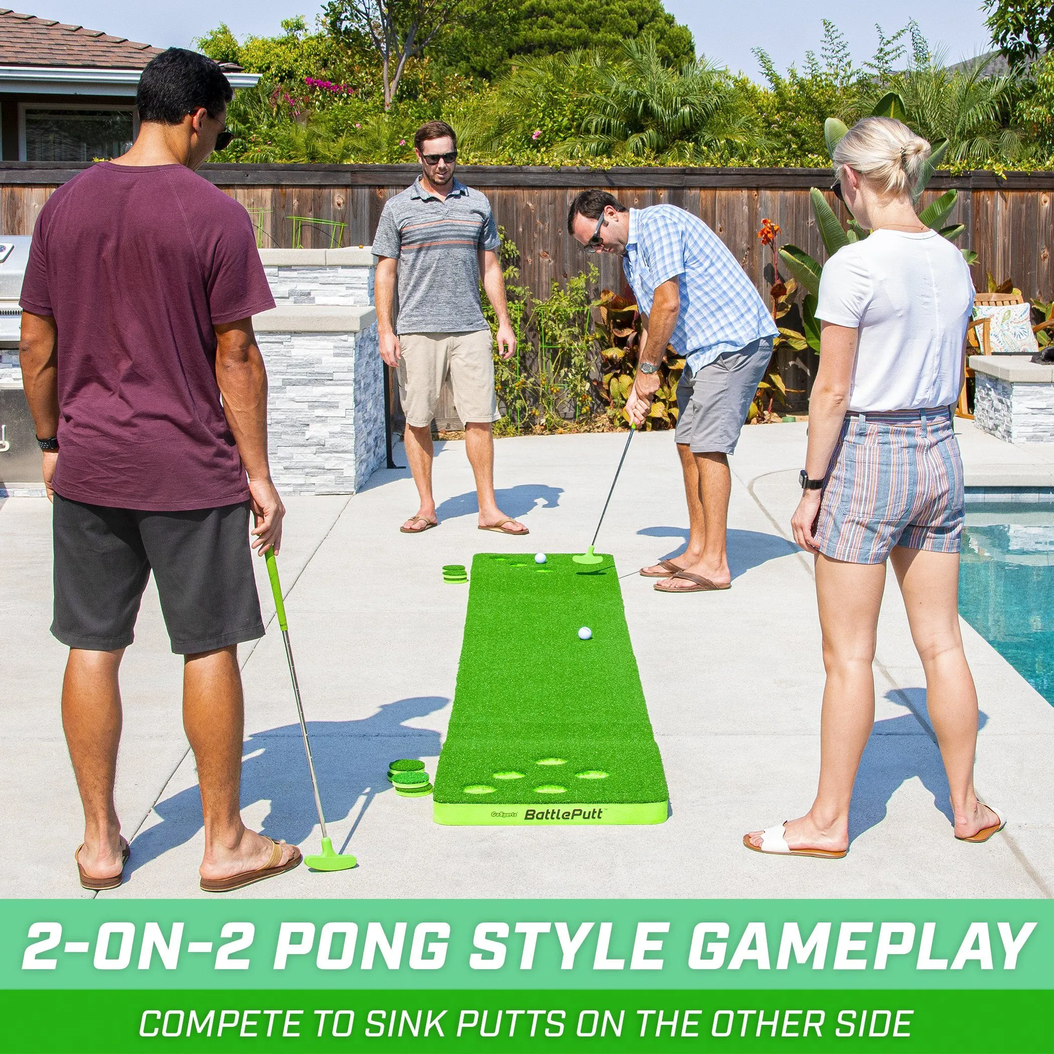 GoSports BattlePutt - Pong-Inspired Golf Putting Game