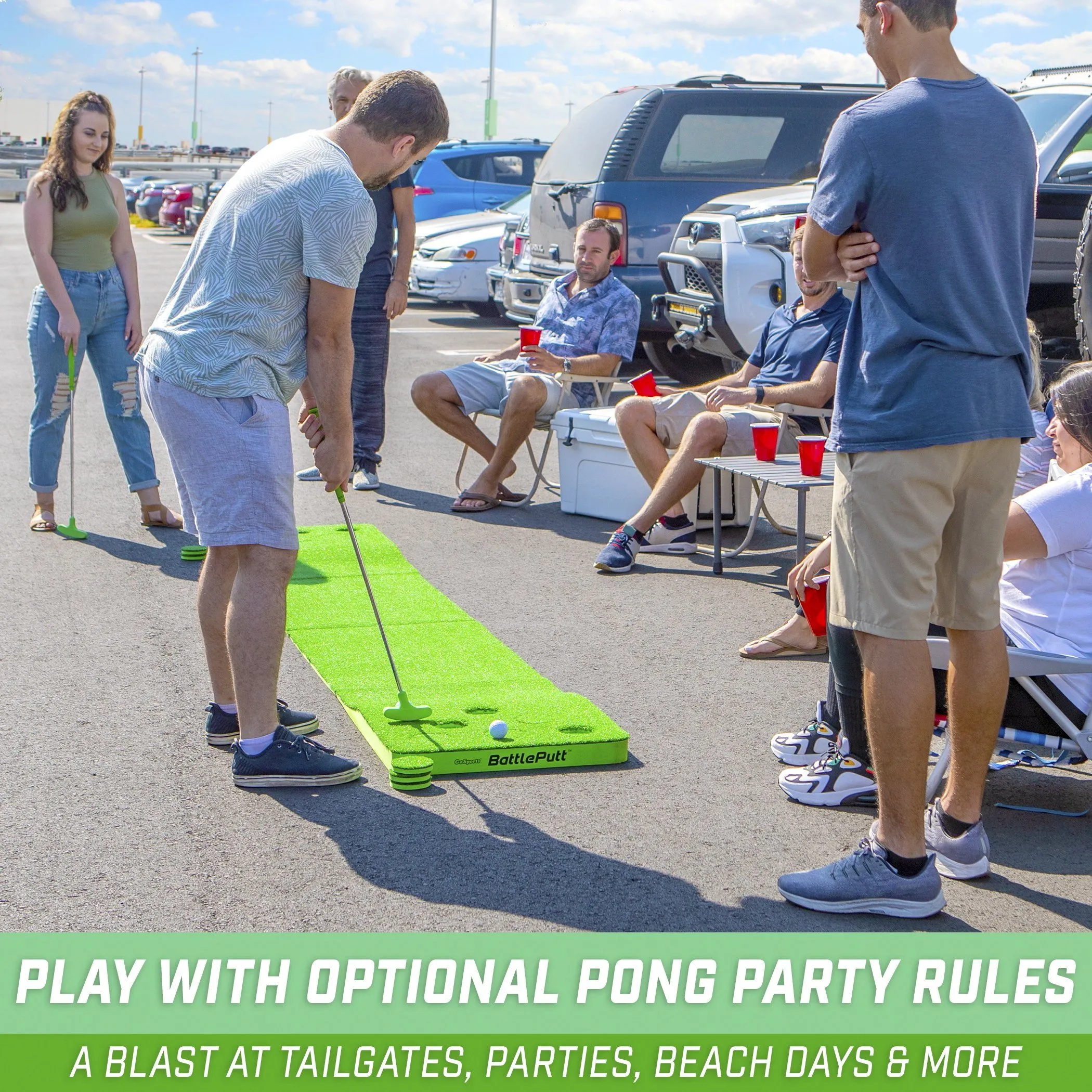 GoSports BattlePutt - Pong-Inspired Golf Putting Game
