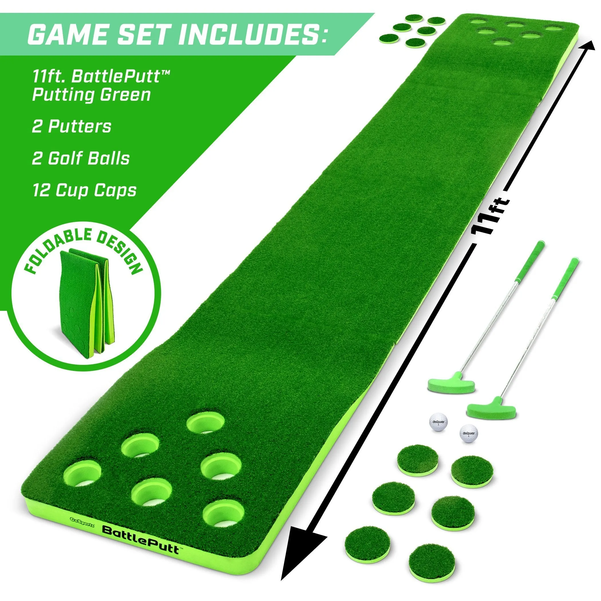 GoSports BattlePutt - Pong-Inspired Golf Putting Game