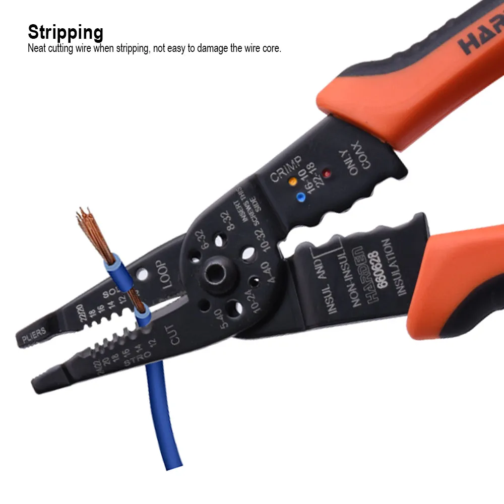 Harden 8" Multi Functional Wire Stripper 660628