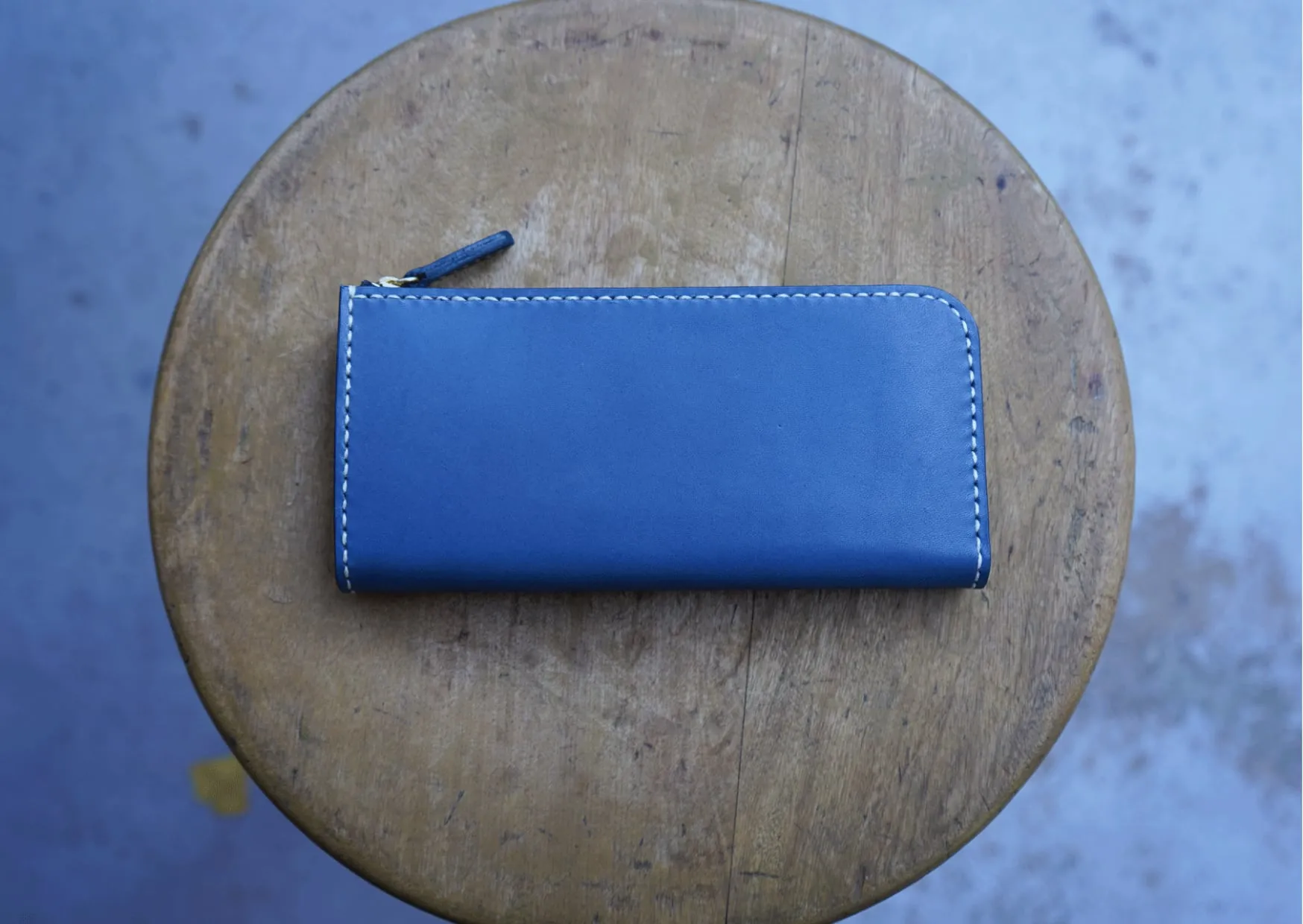 High Quality Tochigi Leather Long Wallet, Handmade in Japan