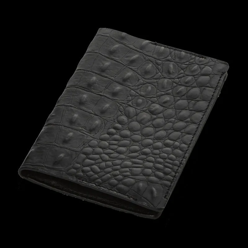 India black croco passport-holder