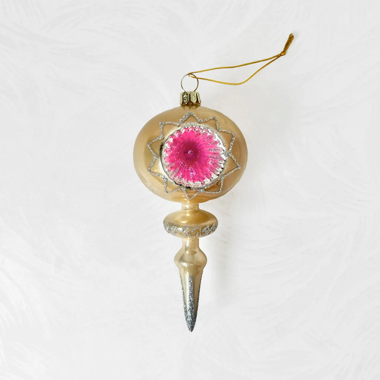 Iridescent Pastel Spindle Ornament