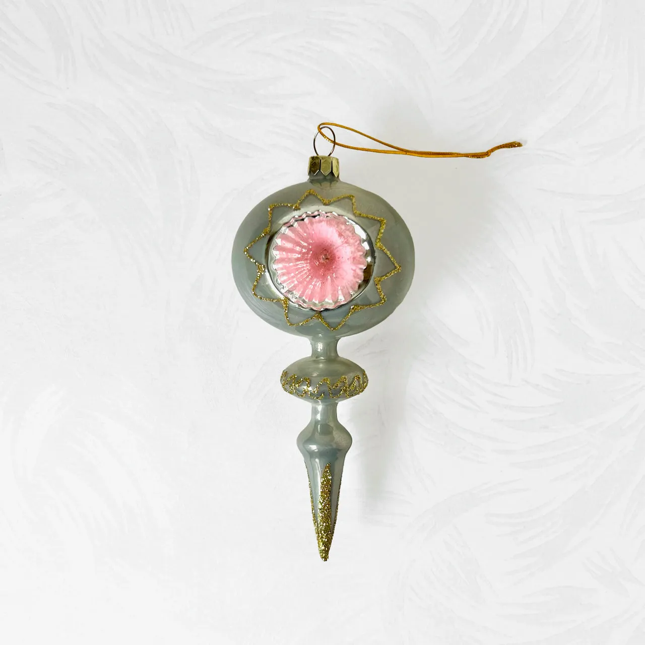 Iridescent Pastel Spindle Ornament