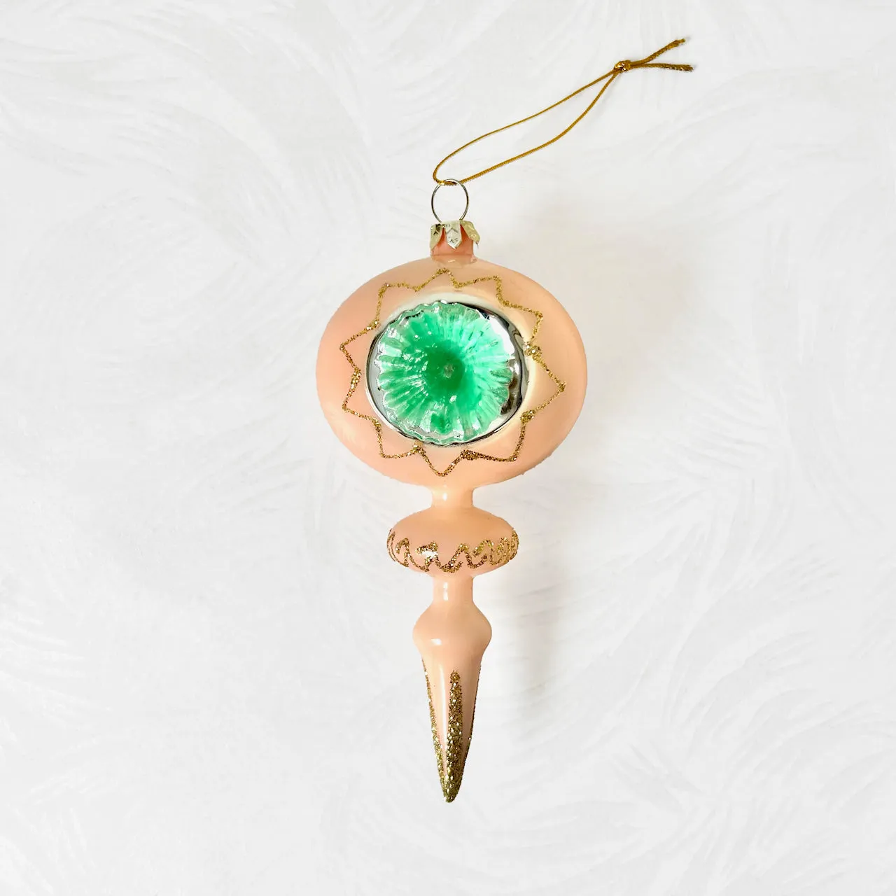 Iridescent Pastel Spindle Ornament