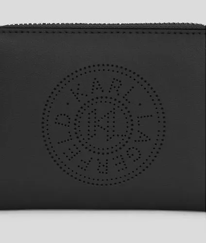 K/CIRCLE SM ZIP WLLT PERF