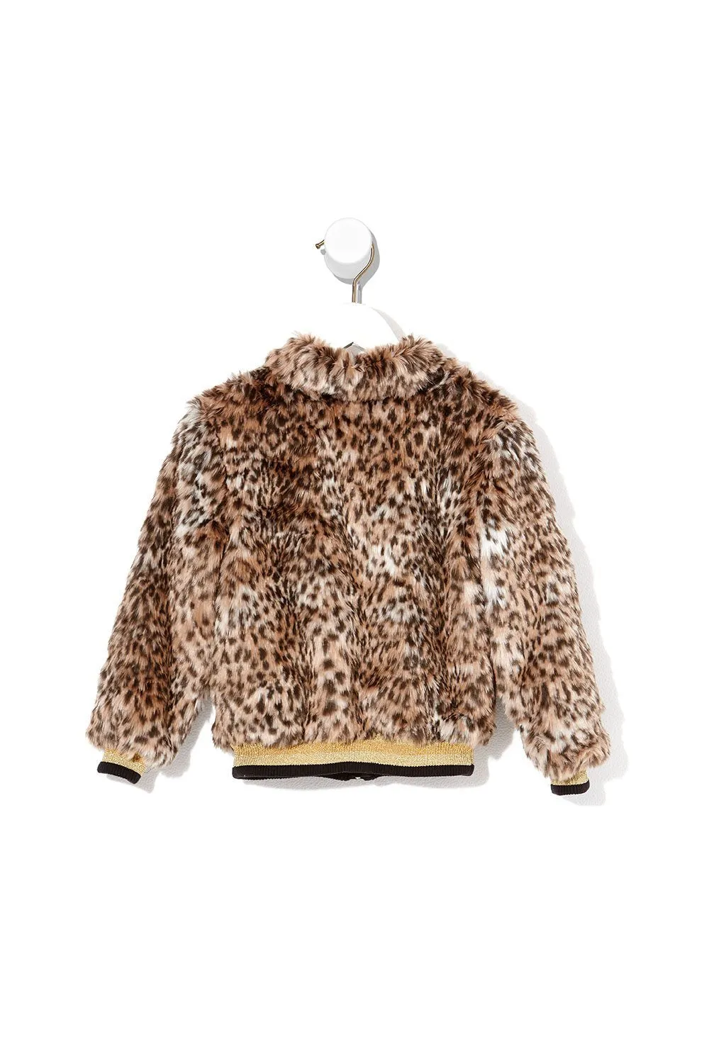 KIDS FEUX FUR JACKET CHAMPAGNE COAST