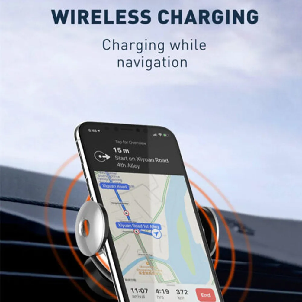 Ldnio MA02 Wireless Charger Car Air Vent Phone Holder 10W - Black