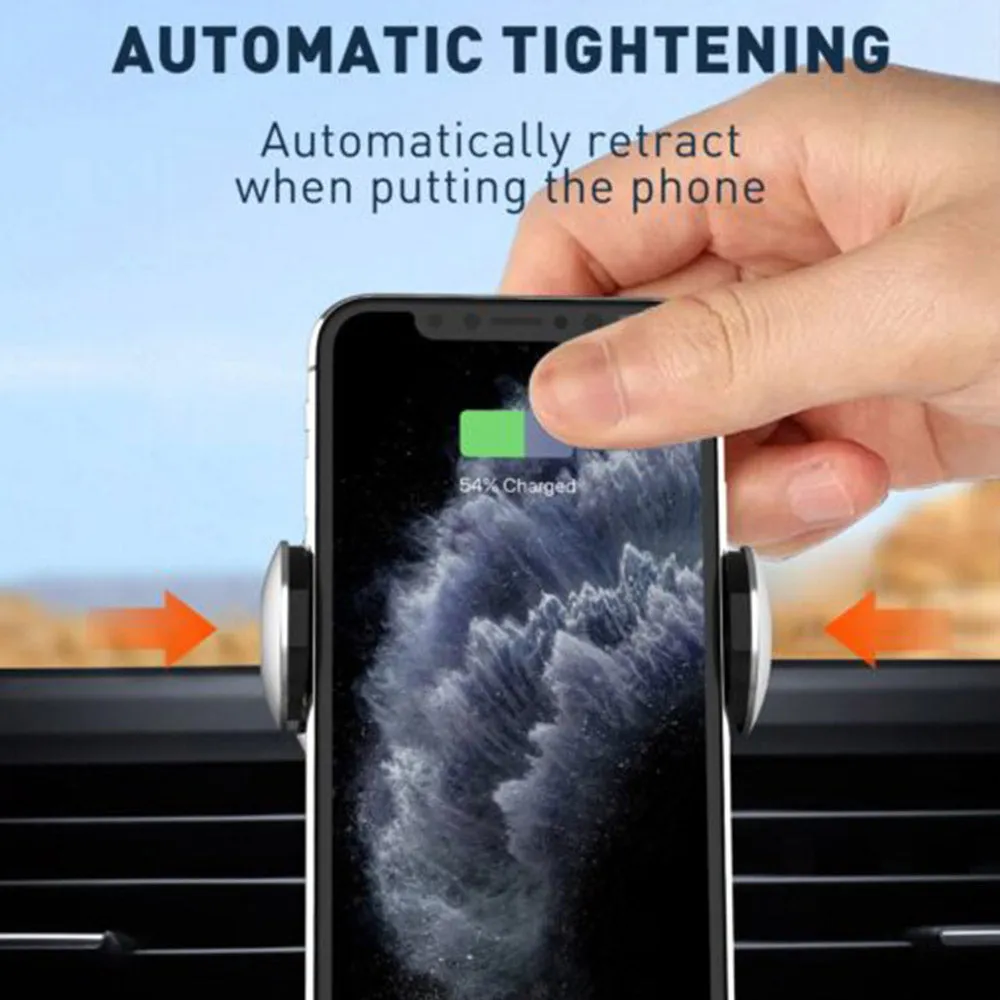 Ldnio MA02 Wireless Charger Car Air Vent Phone Holder 10W - Black