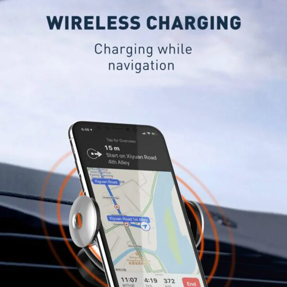 Ldnio MA02 Wireless Charger Car Air Vent Phone Holder 10W - Black